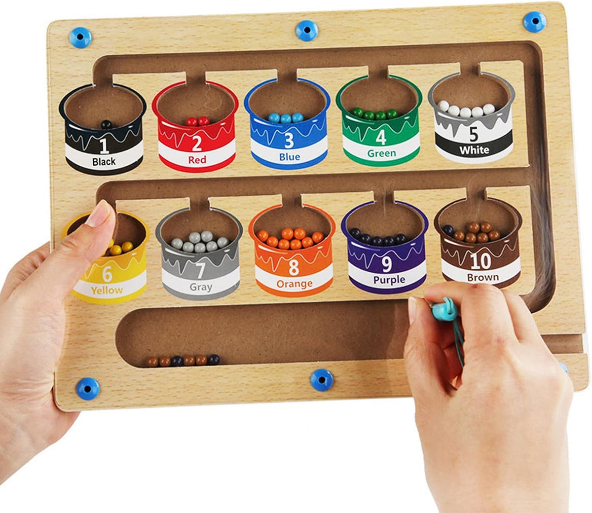 Montessoridays Color and Number Magnetic Board — view 3