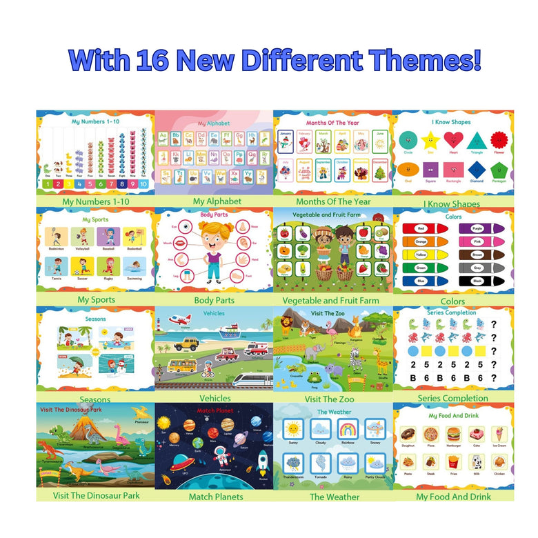 Montessoridays™ Preschool Learning & Drawing Book — play and product details