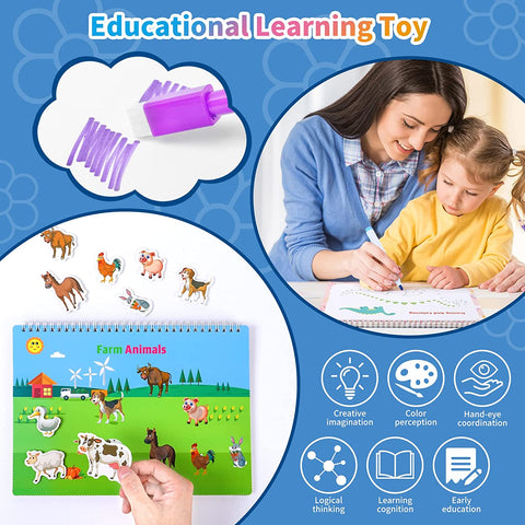 Montessoridays™ Preschool Learning & Drawing Book — play and product details