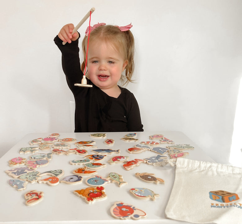 Montessoridays™ Magnetic Fishing Game — play and product details