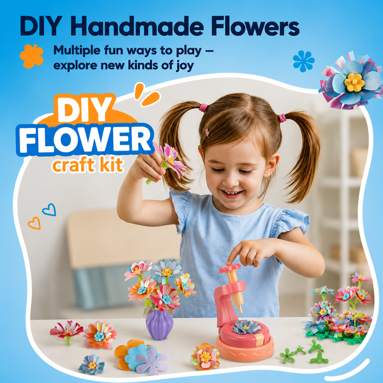 Montessoridays™ ファブリックフラワー作成キット — 製品詳細 1