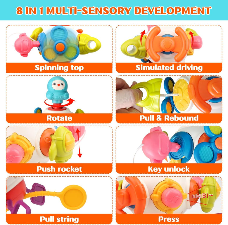Montessoridays™ Busy Sensory Activity Cube — play and product details
