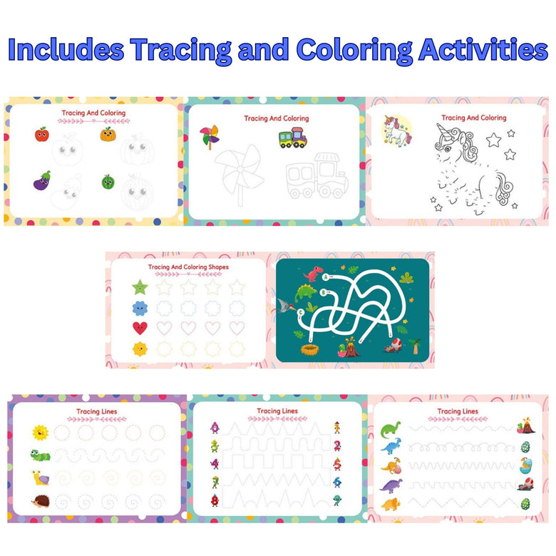 Montessoridays™ Preschool Learning & Drawing Book — play and product details