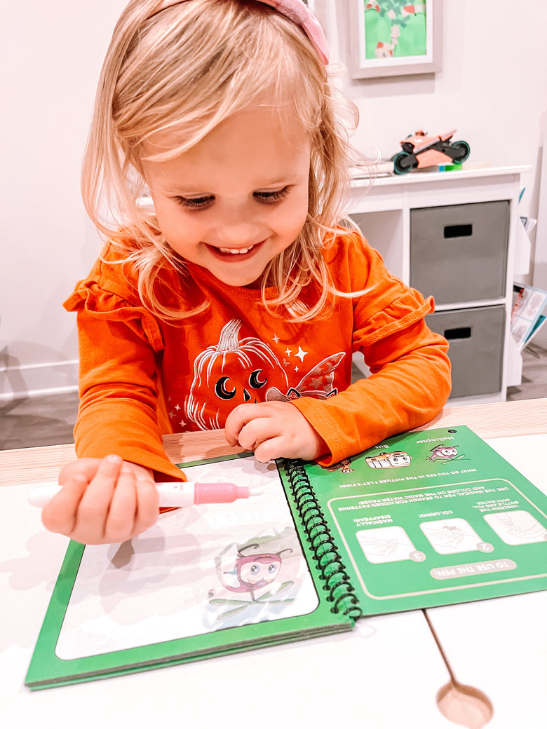 Montessoridays™ Water Drawing & Coloring Book — play and product details