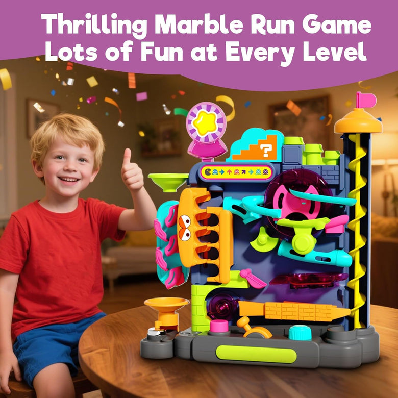 Montessoridays™ 3D Marble Run Obstacle Challenge Game — product details 1