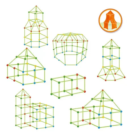 Montessoridays™ Fort Building Kit · 100 Pieces — play and product details