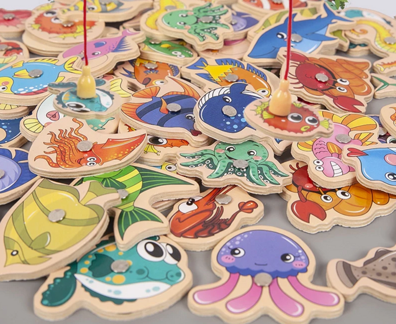 Montessoridays™ Magnetic Fishing Game — play and product details