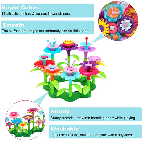 Montessoridays™ Flower Garden Building Set · 46 Pieces — play and product details