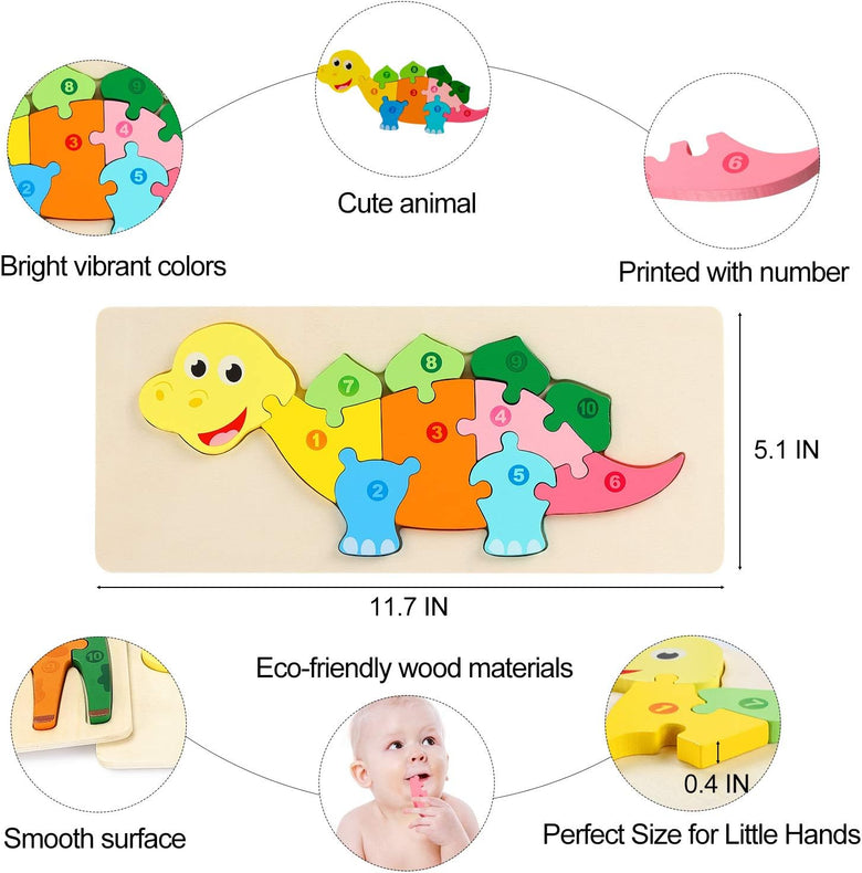 Montessoridays™ Animal Jigsaw Puzzles · 6 Pack — play and product details