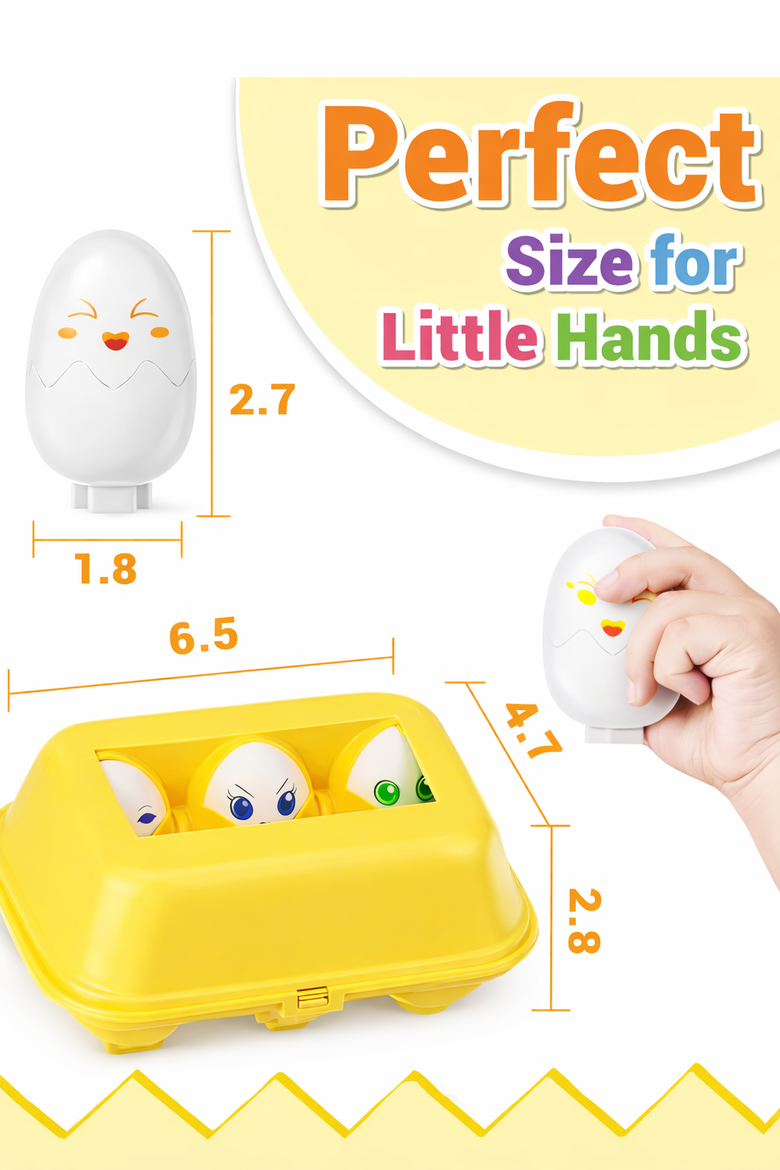 Montessoridays™ Hide & Squeak Eggs — product details 4