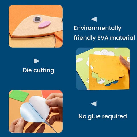 Montessoridays™ 3D Sticker Puzzles — play and product details