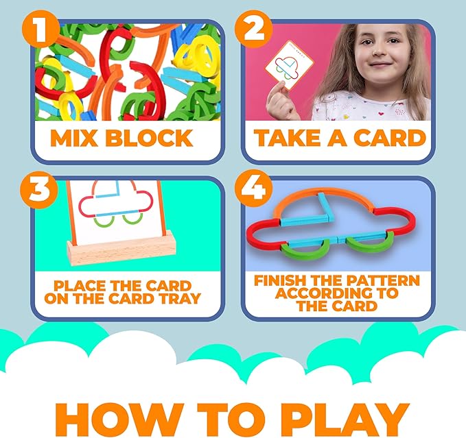 Montessoridays™ Sticks & Rings Pattern Builder — play and product details