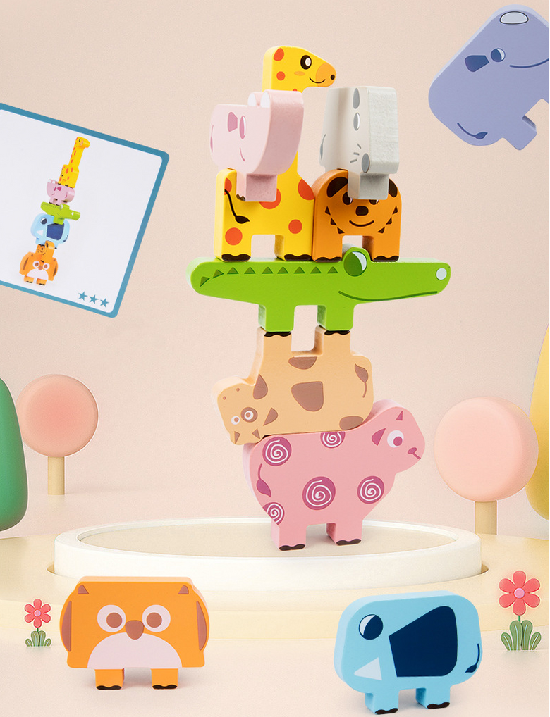 Montessoridays™ Animal Stacking Game — play and product details