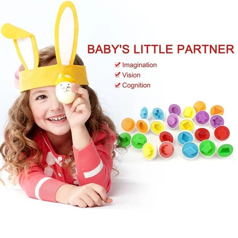 Montessoridays™ Matching Easter Eggs · 12 Pack — play and product details