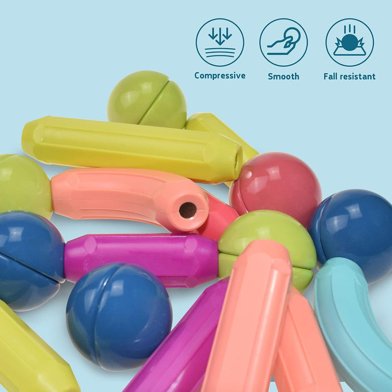 Montessoridays™ Varillas magnéticas de construcción — detalles del juego y del producto