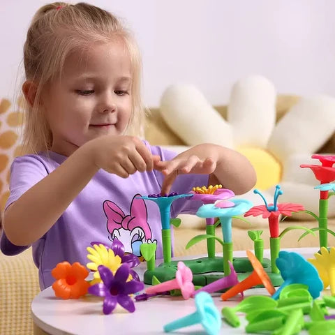 Montessoridays™ Flower Garden Building Set · 46 Pieces — play and product details