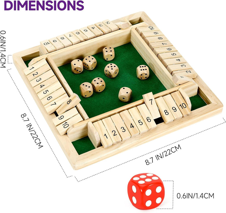 Montessoridays™ Shut The Box Dice Game — product details 3