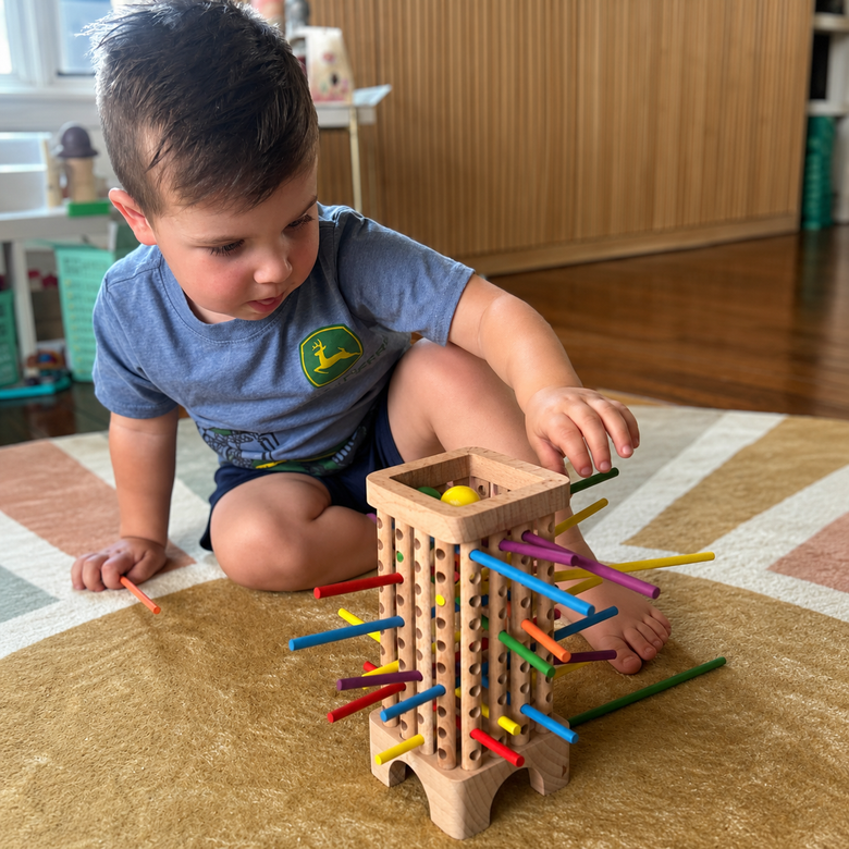 Montessoridays™ Stick Drop Tower Game — product details 1