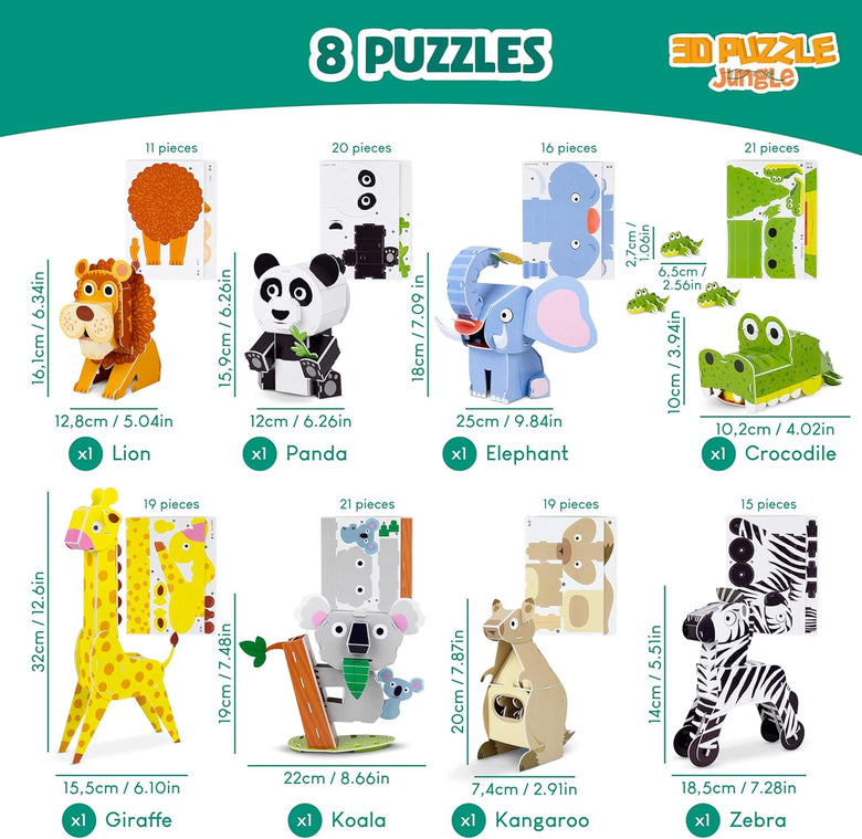 Montessoridays™ 3D Animal Puzzles — product details 4