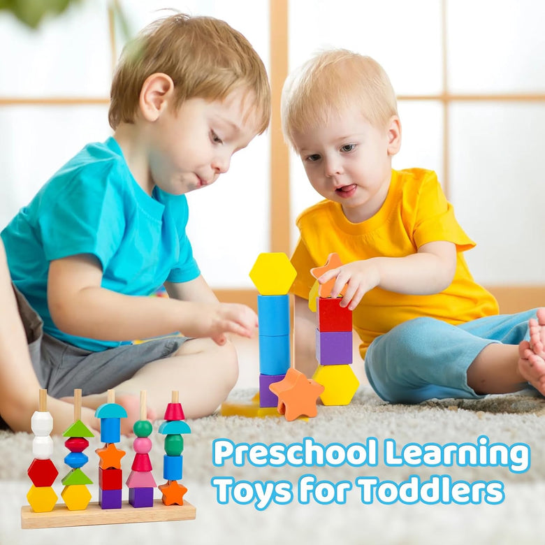 Montessoridays™ Beads & Balance Stacking Game — product details 1