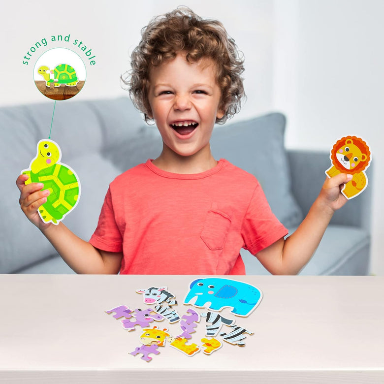 Montessoridays™ Safari Wooden Jigsaw Puzzles — product details 1