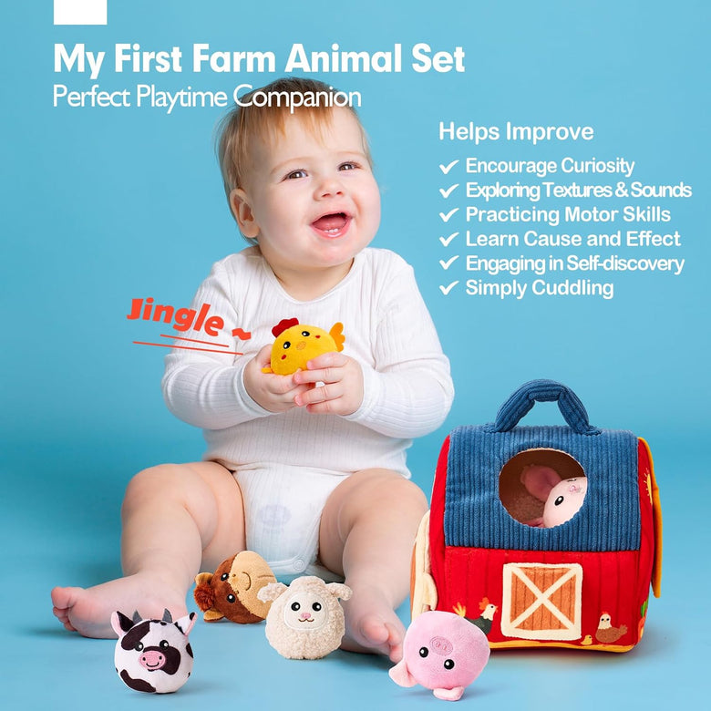Montessoridays™ Barnyard Cuddly Animals — product details 1