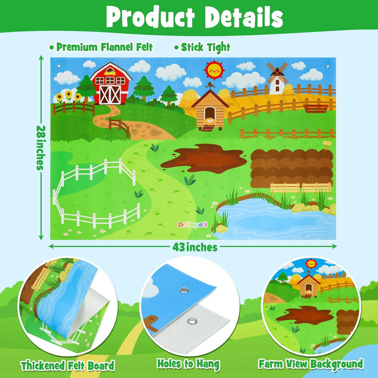 Montessoridays™ Felt Farm Play Board — product details 4
