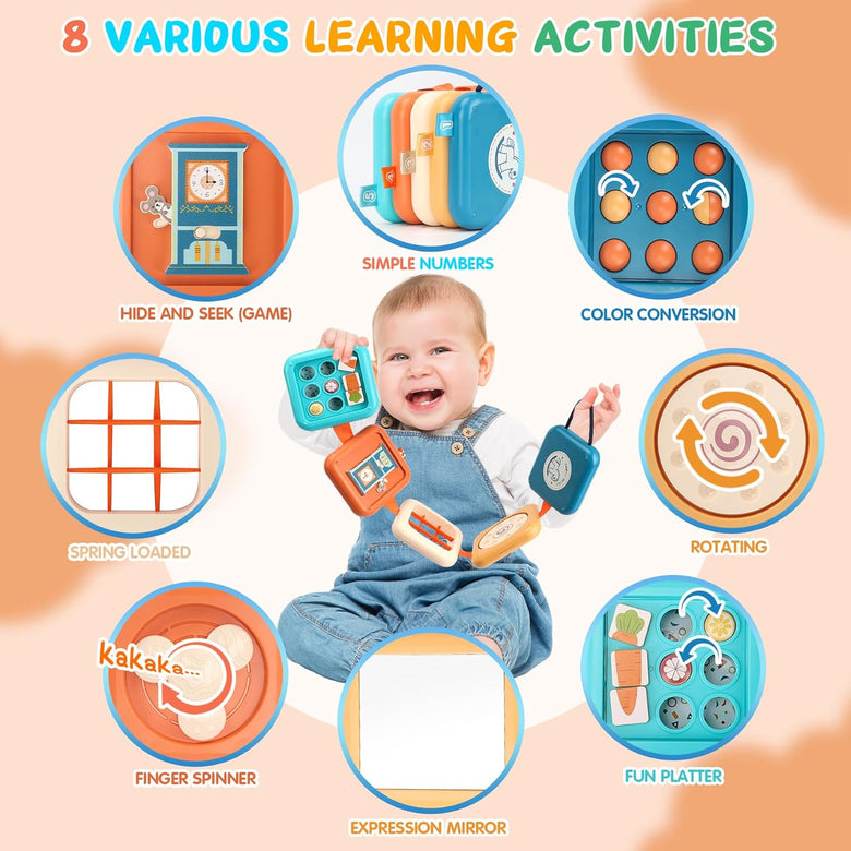 Montessoridays™ Little Explorer Busy Cube — product details 2