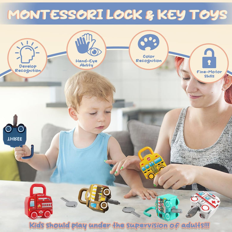Montessoridays™ Car Lock with Key — product details 2