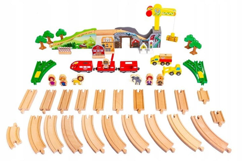 Montessoridays™ Wooden Train Track — product details 2