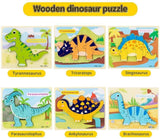 Montessoridays 3D Dinosaur Puzzles 6 PACK — view 2