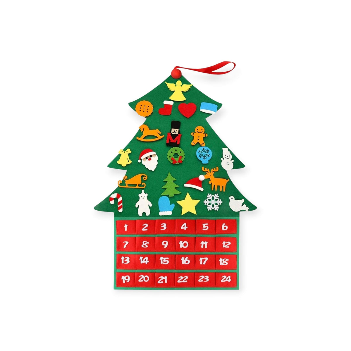 Montessoridays Felt Christmas Tree Advent Calendar — view 1