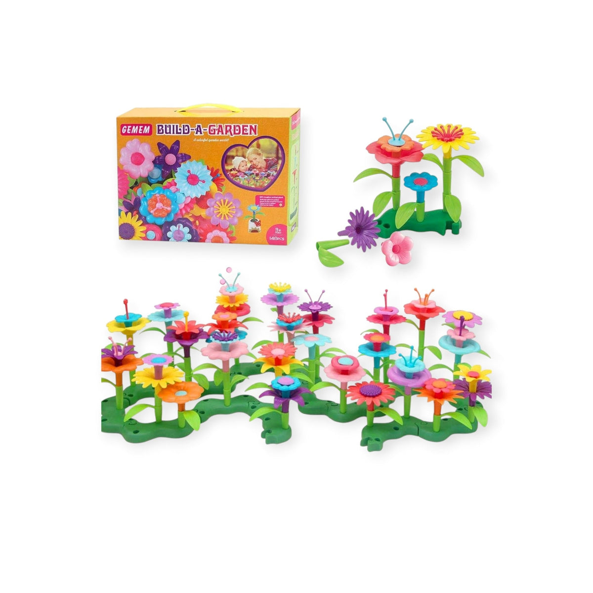 Montessoridays Flower Garden Building Set (46 pieces) — view 1