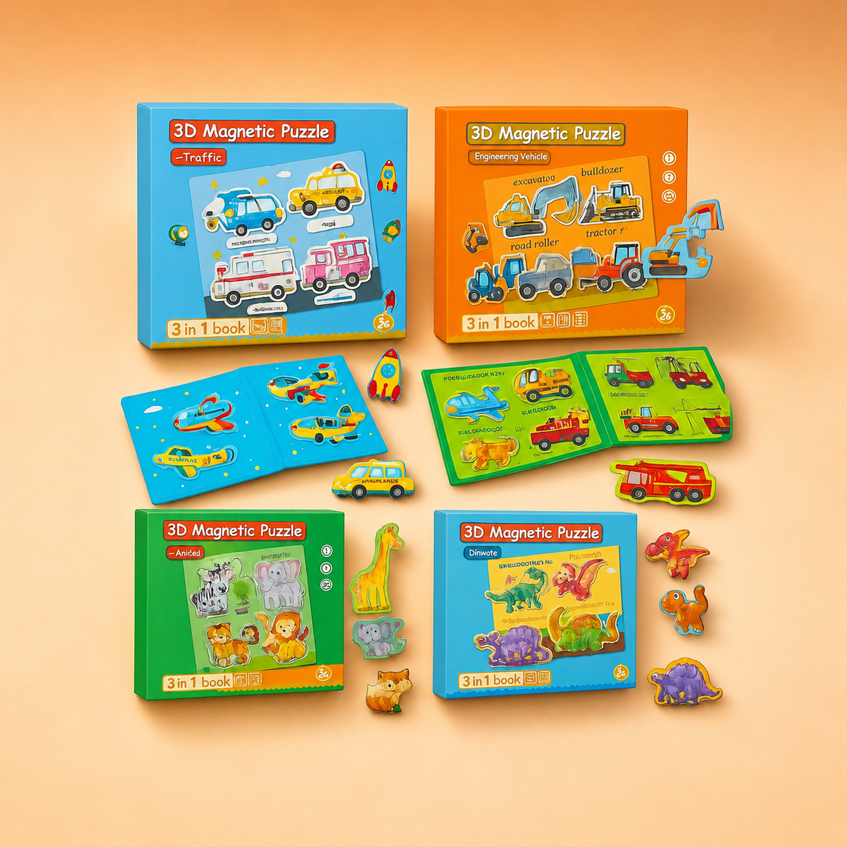 Montessoridays Magnetic Story Puzzle Books — view 2