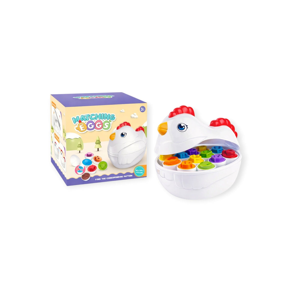 Montessoridays Mama Hen Matching Eggs — view 1