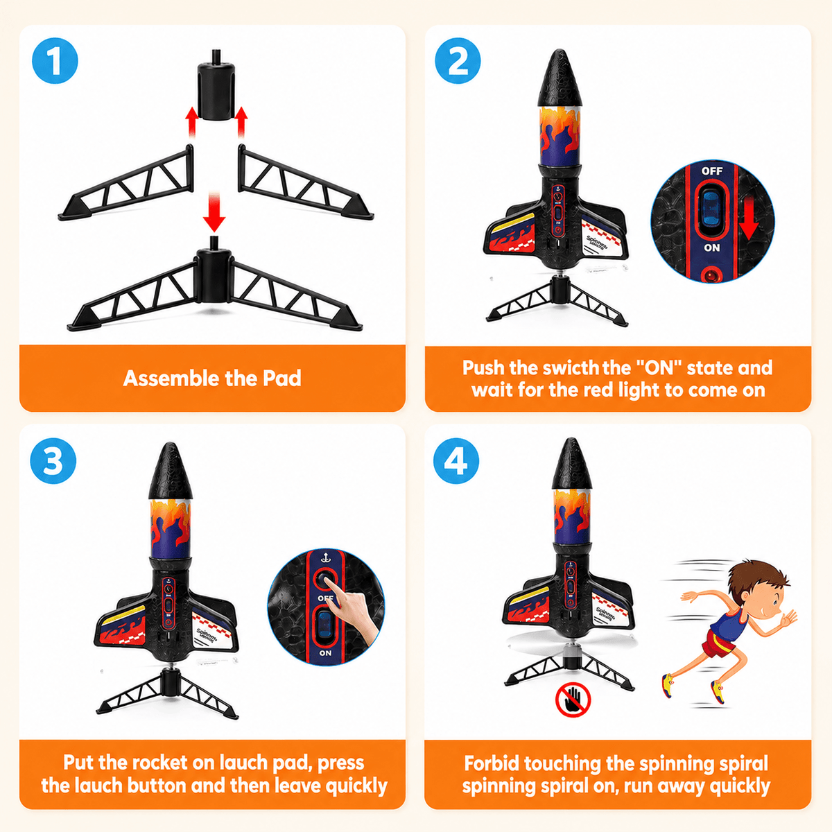 Outdoor Rocket Launcher Set for Kids — view 2