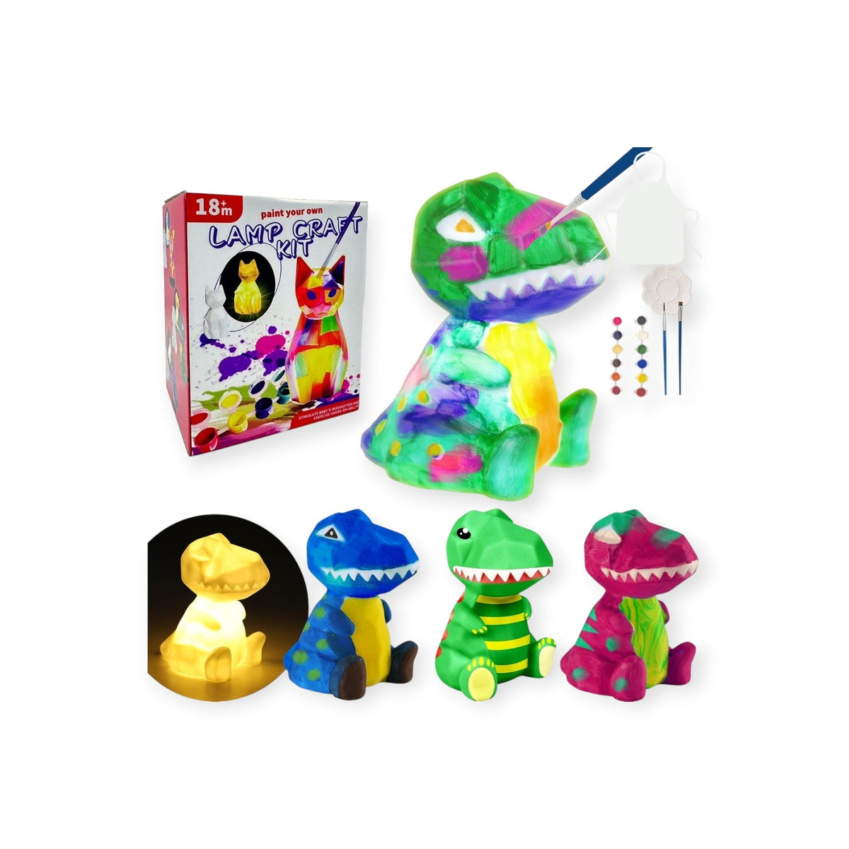 Montessoridays Paint-Your-Own Dino Kit — view 1