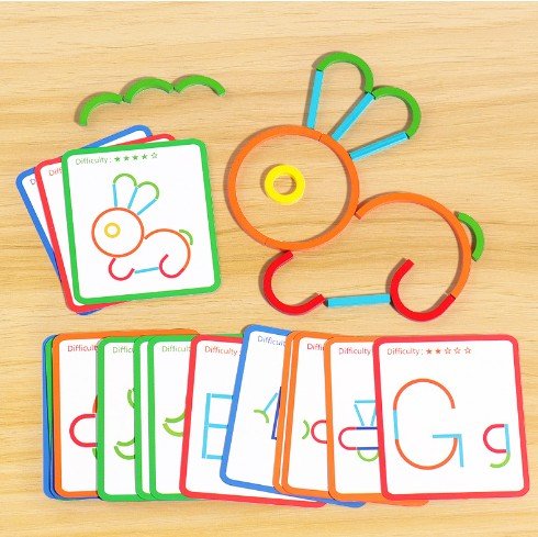 Montessoridays Masterpieces: Sticks & Rings Builder — view 2