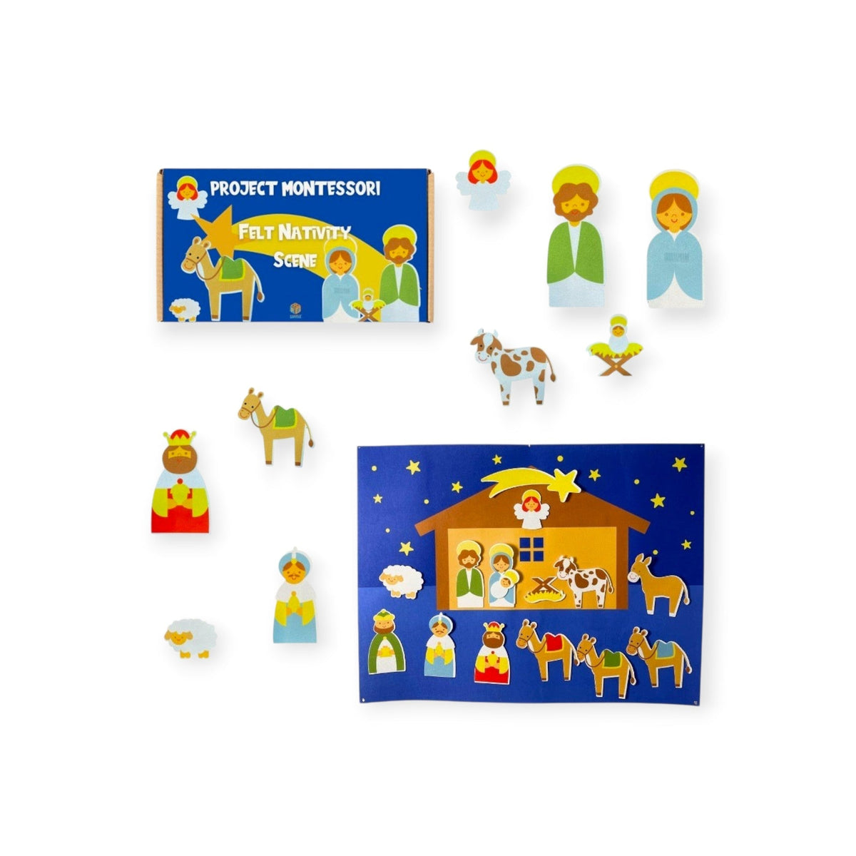 Montessoridays Felt Nativity Scene — view 1
