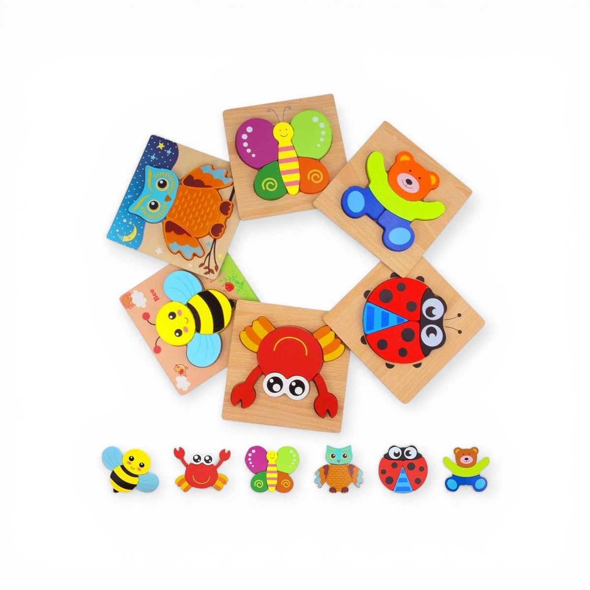 Montessoridays Project Montessori™ Animal Puzzles 6 PACK — view 1