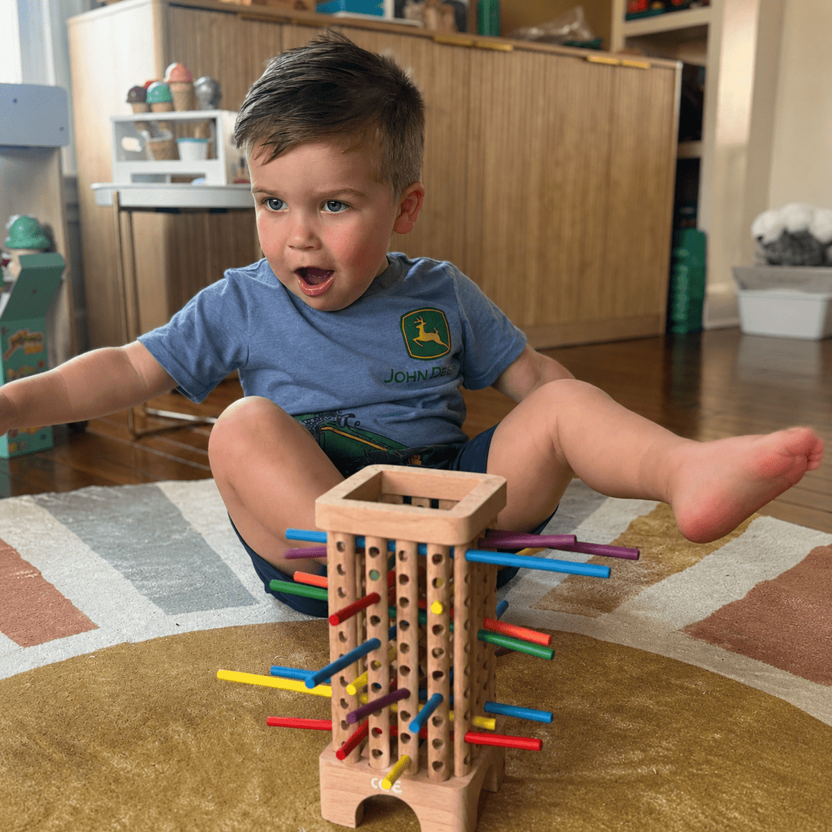 Montessoridays Stick Drop Tower Game — view 2