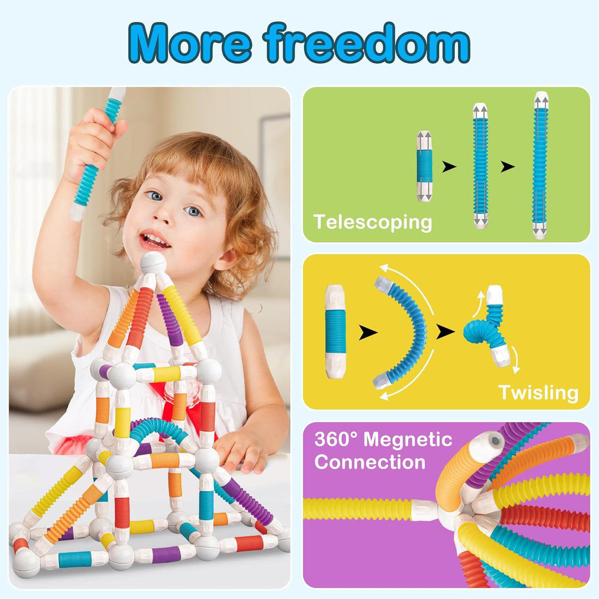Montessoridays Magnetic Wand Building Set — view 2