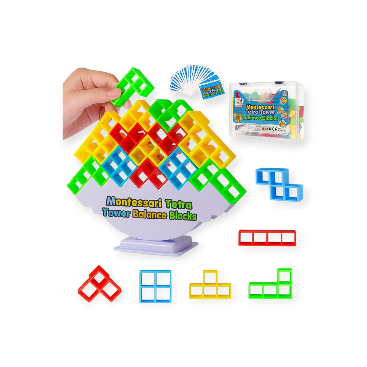 Montessoridays Tetra Tower Balance Blocks — view 1