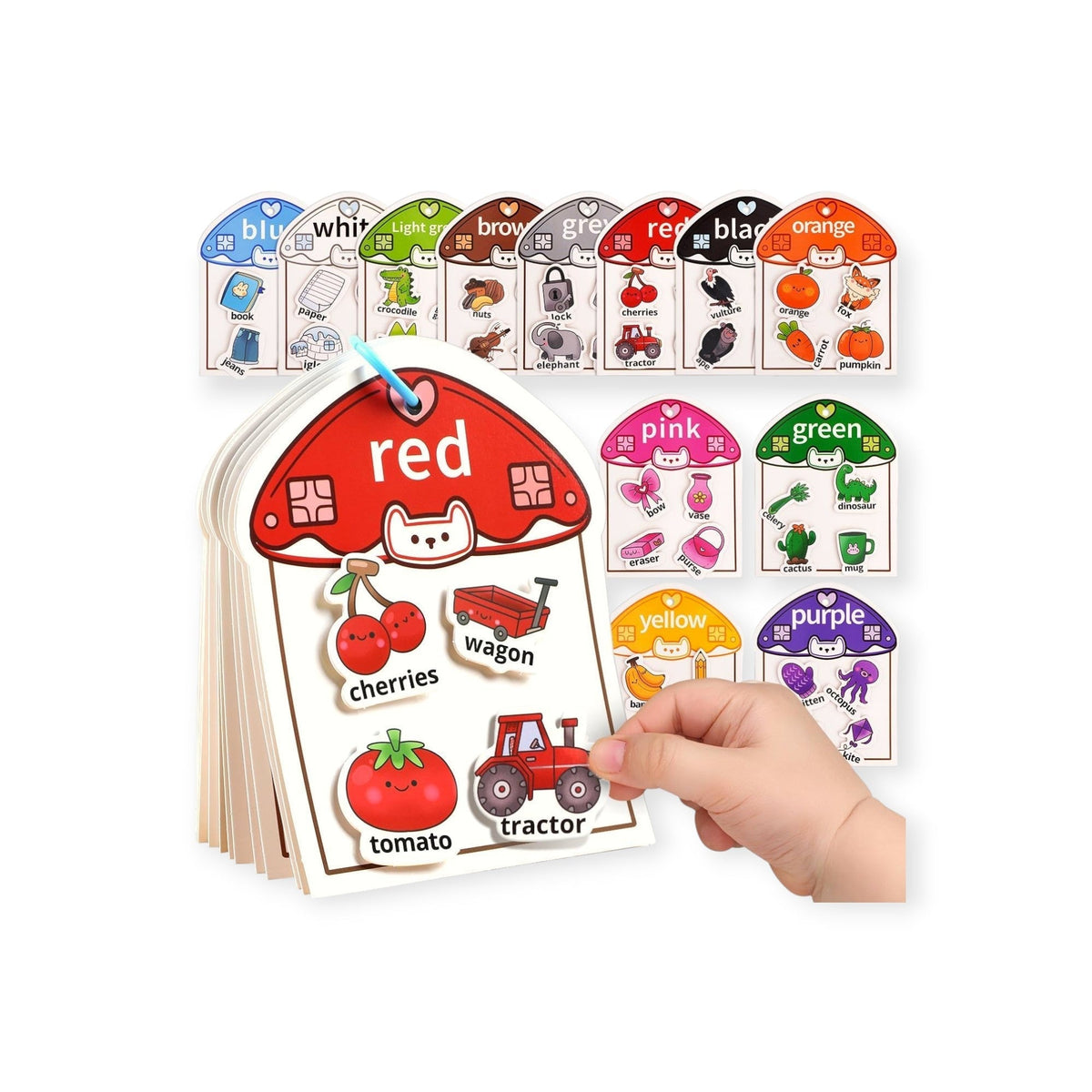 Toddler Color & Vocabulary Busy Book — view 1
