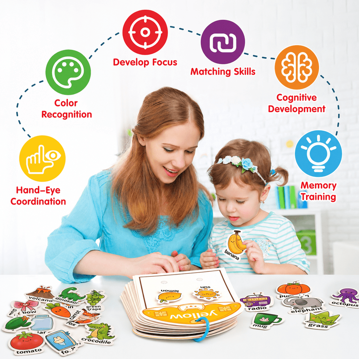 Toddler Color & Vocabulary Busy Book — view 2