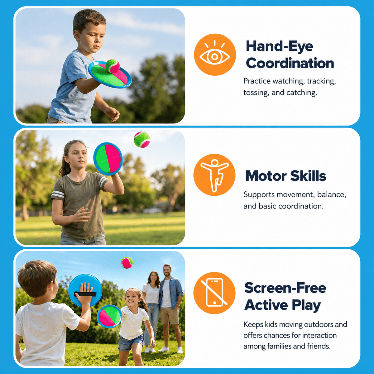 Montessoridays Toss and Catch Ball Set — view 3