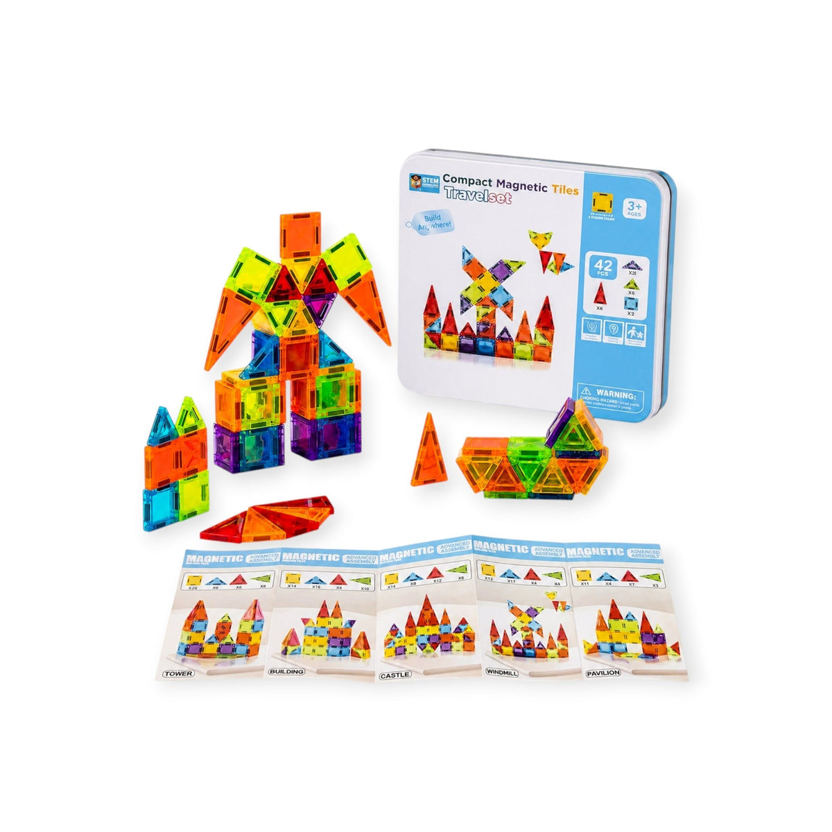 Montessoridays Travel Magnetic Tiles — view 1