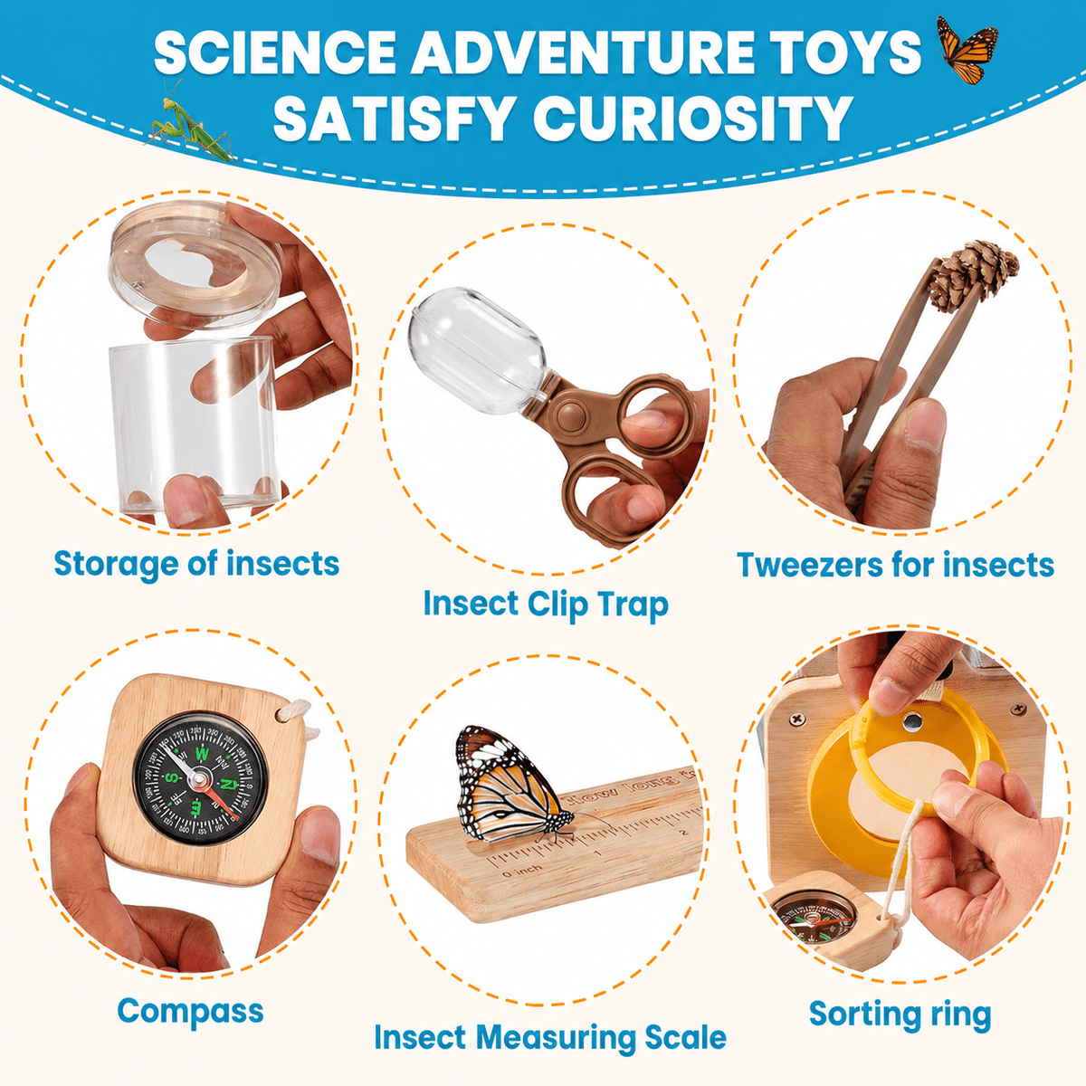 Montessoridays Wooden Bug Catcher Kit — view 4