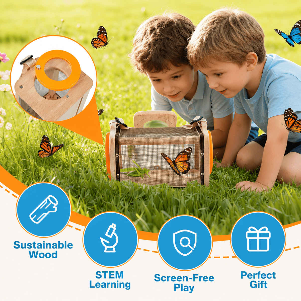 Montessoridays Wooden Bug Catcher Kit — view 6