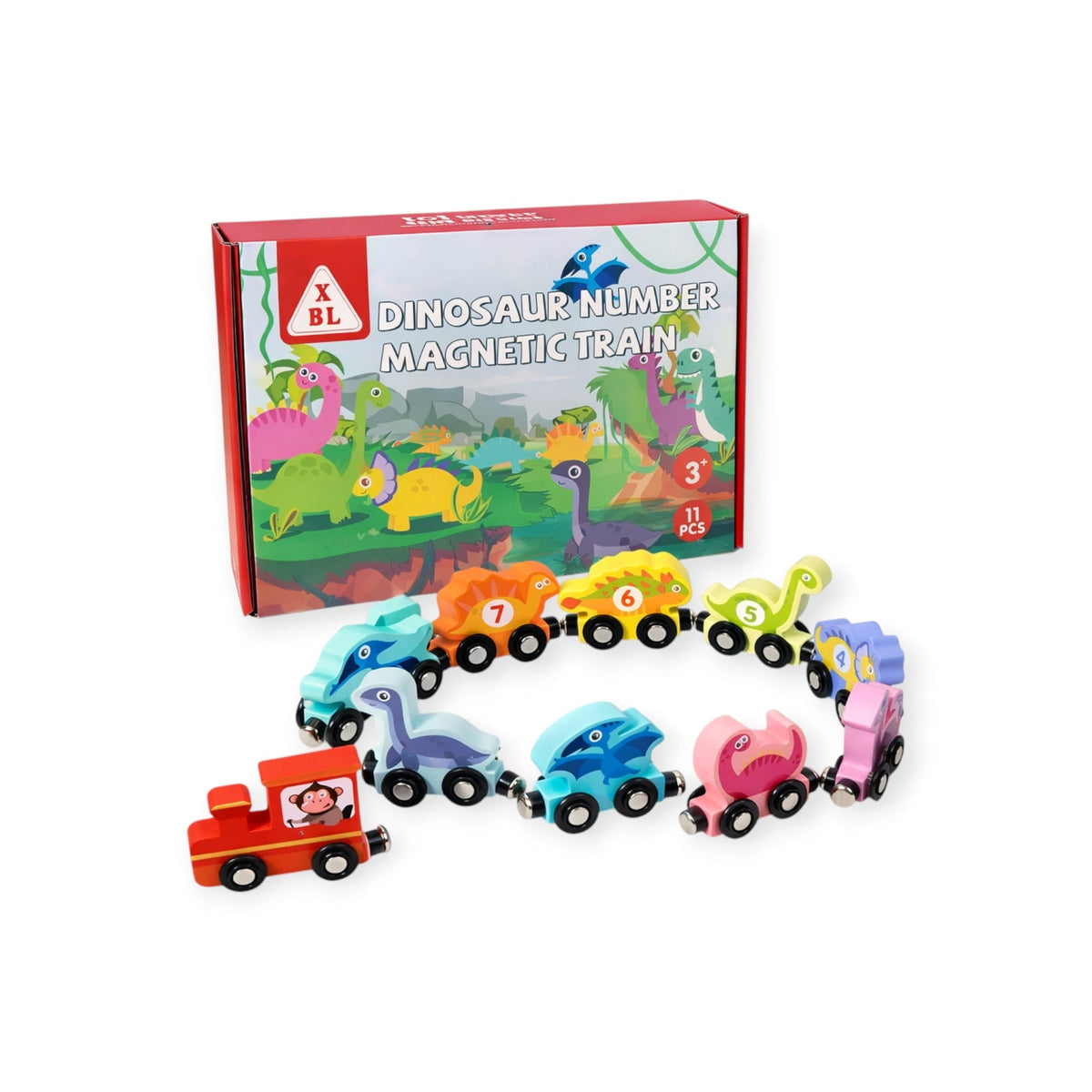 Montessoridays Wooden Dinosaur Train — view 1